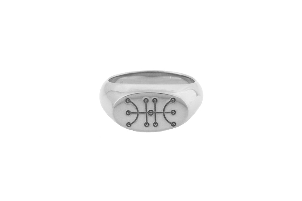Sigil (Kaupalokar/Success) Ring Silver