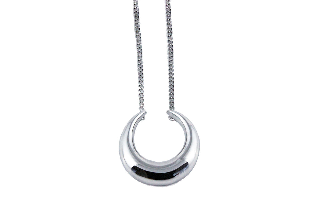 Lunar Lovers Necklace Silver