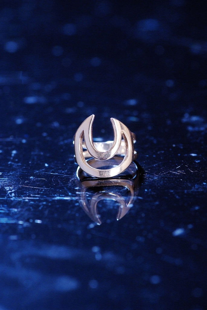 Lunar Lovers Ring Silver