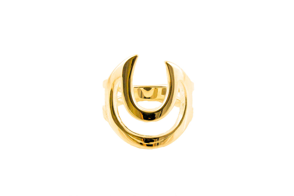 Lunar Lovers Ring Gold